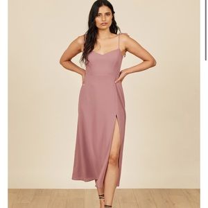 Park and fifth Willow dress in Mauve